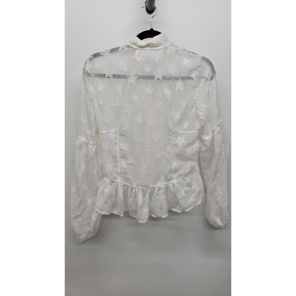 Ivory Ruffle Top Sheer Medium - Picture 6 of 6